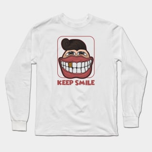 Keep Smile Long Sleeve T-Shirt